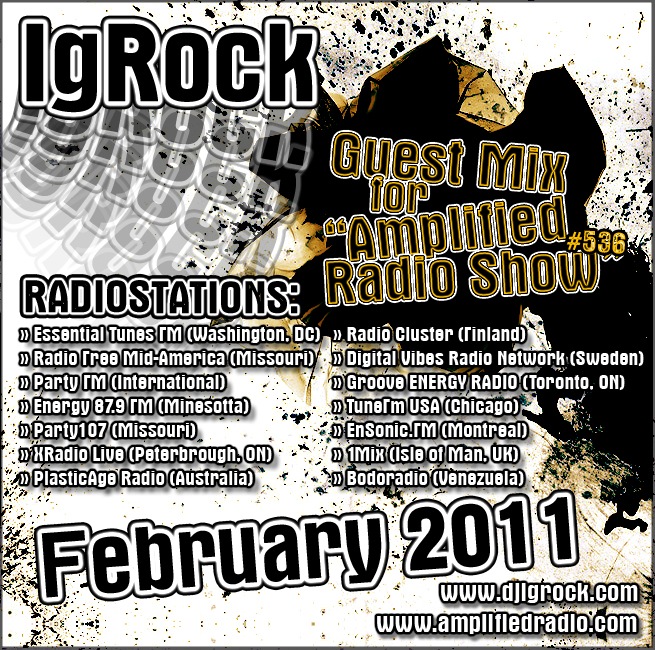  Guest mix by IgRock @ Amplified Radio Show #536
